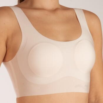 Sloggi Zero Feel Ivoire Soutien-Gorge sans Armatures en Dentelle