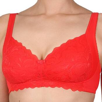 Naturana Valencia Rouge Soutien-Gorge sans Armatures en Dentelle