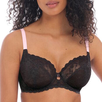 Freya Offbeat Noir Soutien-gorge sans forme