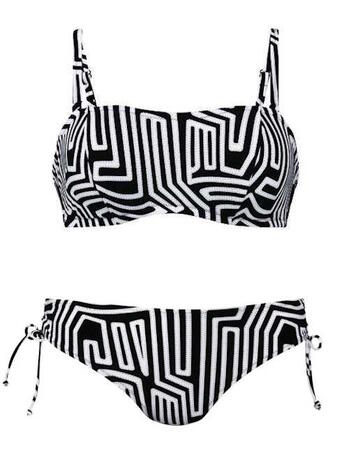 Rosa Faia Beach Bella Black/Silver bikini set