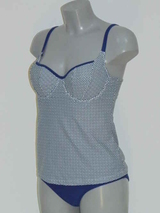 Shiwi Indigo blanc/gris tankini set