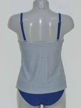 Shiwi Indigo blanc/gris tankini set