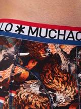 Muchachomalo Dutch Lion orange/print boxer pour hommes