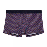 HOM Hal bleu marine/print sport trunk