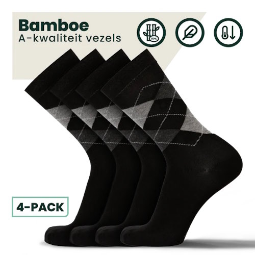 Bamboosa Steve noir/print chaussettes