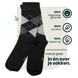 Bamboosa Steve noir/print chaussettes