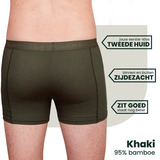 Bamboosa Lewis kaki boxer en bambou