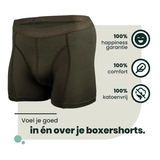 Bamboosa Lewis kaki boxer en bambou