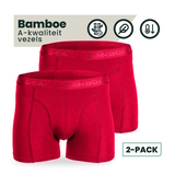 Bamboosa Lewis rouge boxer en bambou