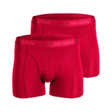 Bamboosa Lewis rouge boxer en bambou