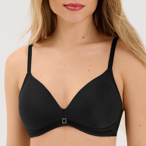 Lisca Laura noir soutien-gorge sans armatures en dentelle