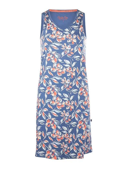 Charlie Choe Retro nights bleu marine/print chemise de nuit