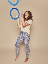 Charlie Choe Retro nights bleu/print pyjama