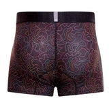 Mundo Unico Drapeado noir/print sport trunk