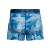 Mundo Unico Escantillon bleu/print sport trunk