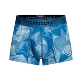 Mundo Unico Escantillon bleu/print sport trunk