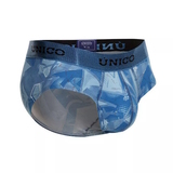 Mundo Unico Escantillon bleu/print slip pour hommes