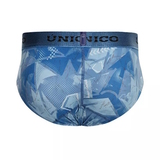 Mundo Unico Escantillon bleu/print slip pour hommes