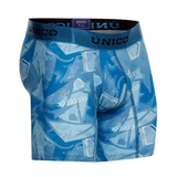 Mundo Unico Escantillon bleu/print sport boxer