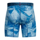 Mundo Unico Escantillon bleu/print sport boxer