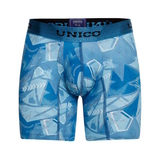 Mundo Unico Escantillon bleu/print sport boxer