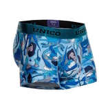 Mundo Unico Atlantida bleu/print sport trunk