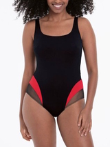 Maillots de bain Rosa Faia Elina noir/rouge maillot de bain