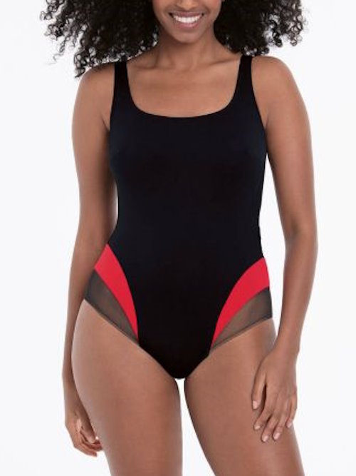 Maillots de bain Rosa Faia Elina noir/rouge maillot de bain