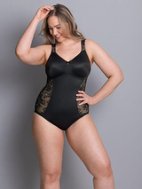 Rosa Faia Abby noir corselet