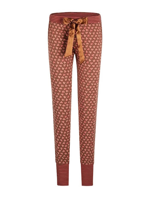 Charlie Choe Flower Power marron/print pantalon de pyjama