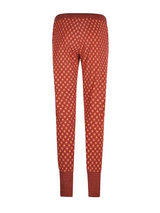 Charlie Choe Flower Power rouge pantalon de pyjama