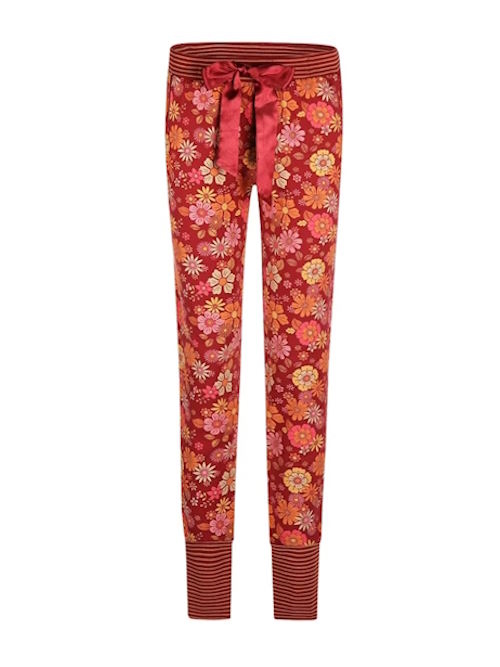 Charlie Choe Flower Power rouge/print pantalon de pyjama