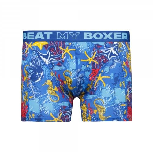 Battre mon boxeur Space bleu/print boxer