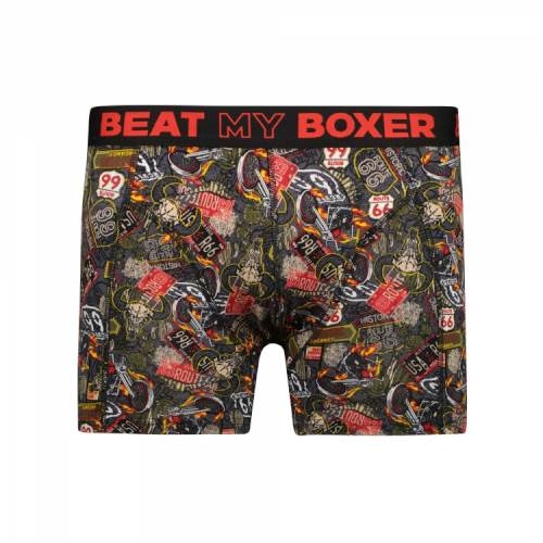 Battre mon boxeur Route 66 multicolore/print boxer