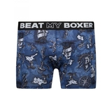 Battre mon boxeur Pirates bleu/print boxer