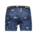 Battre mon boxeur Pirates bleu/print boxer