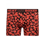 Battre mon boxeur Hearts noir/rouge boxer