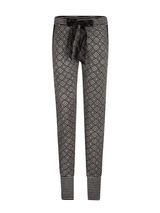 Charlie Choe Goes Retro noir/print pantalon de pyjama