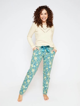 Charlie Choe Funky Nights vert/print pantalon de pyjama