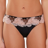 LingaDore black and cream noir culotte string