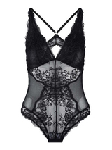 LingaDore String Body noir corselet