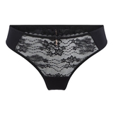 LingaDore Depths of black lingerie noir culotte string