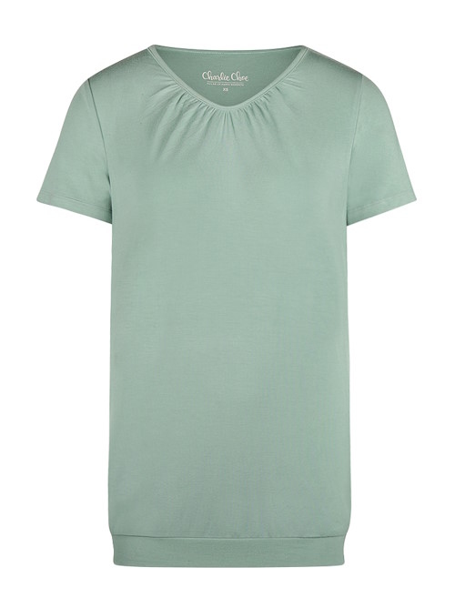 Charlie Choe Bonne chance vert chemise de nuit