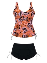 Maillots de bain Rosa Faia Malaika orange/print tankini set