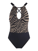 Plage de LingaDore Black and Gold noir/or maillot de bain