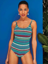 Maillots de bain Rosa Faia Estelle bleu/print maillot de bain