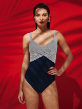 Maillots de bain Anita Noy bleu/blanc maillot de bain