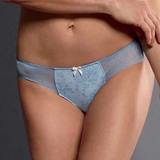 Rosa Faia Fleur bleu culotte string