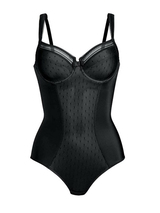 Rosa Faia Emily noir corselet