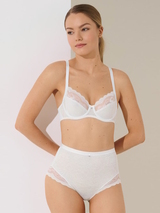 Lisca Evelyn blanc soutien-gorge corbeille